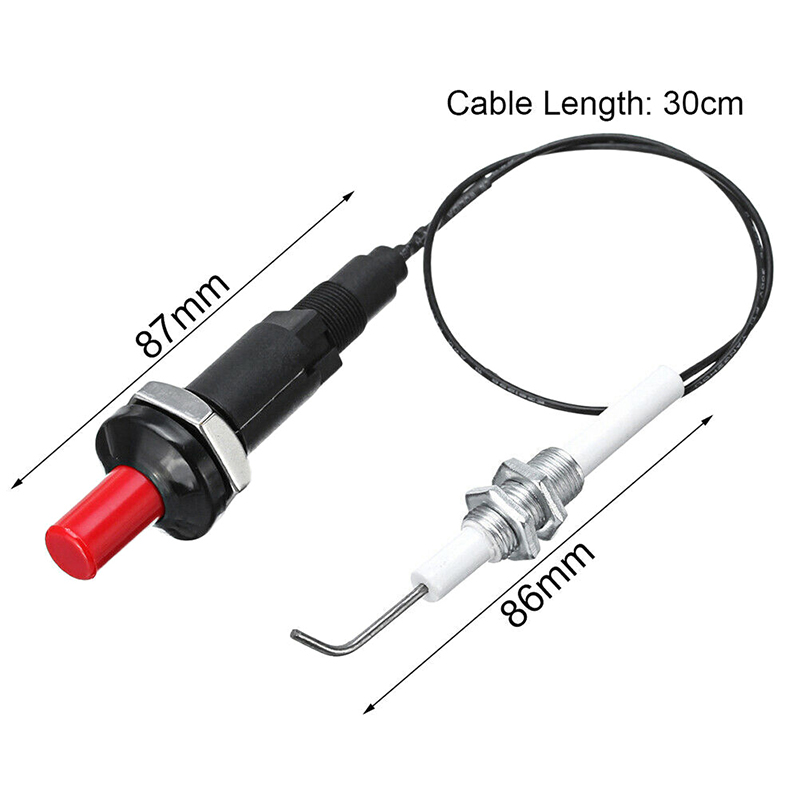 Home Cooking Appliances - ปุ่มกด Piezo Ignitor พร้อมสาย Spark IGNITION