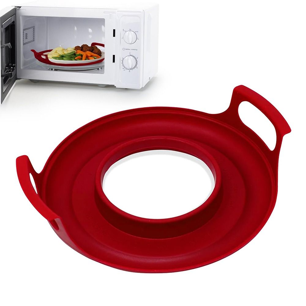 Home Cooking Supplies - Anti-deformed แผ่นไมโครเวฟถาดอุปกรณ์ทําอาหารที่บ้าน PP ไมโครเวฟ Cool สําหรับชาม,ทําความสะอาดง่ายไมโครเวฟผู้ถือแผ่น