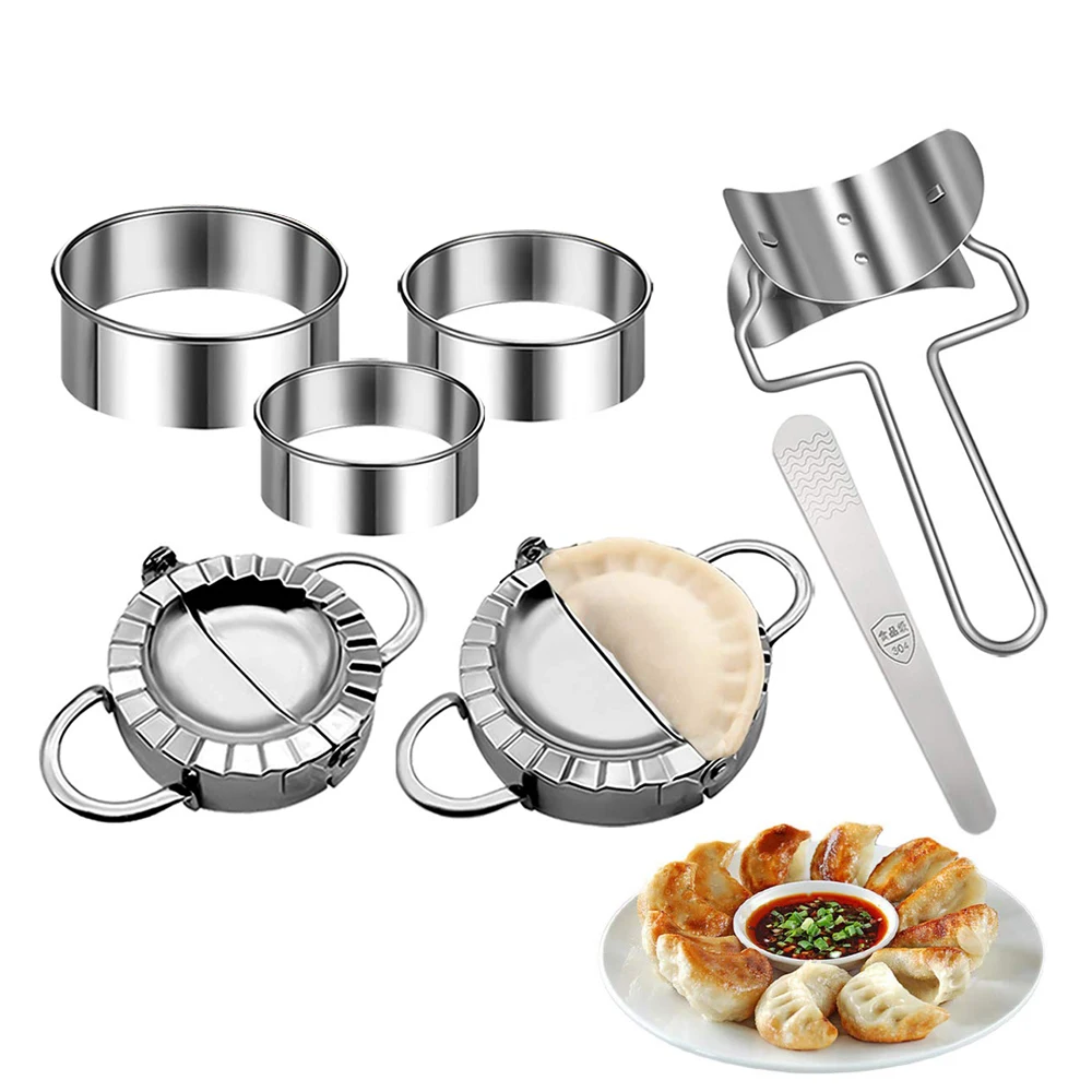 Gyoza Dumpling Maker - สแตนเลส Dumpling แม่พิมพ์ Dumpling Maker Ravioli