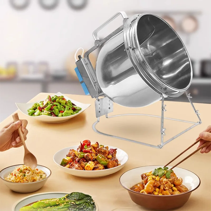 เครื่องผัดอาหารสแตนเลส ความจุข - Home Cooking Machine บทวิจารณ์และราคา