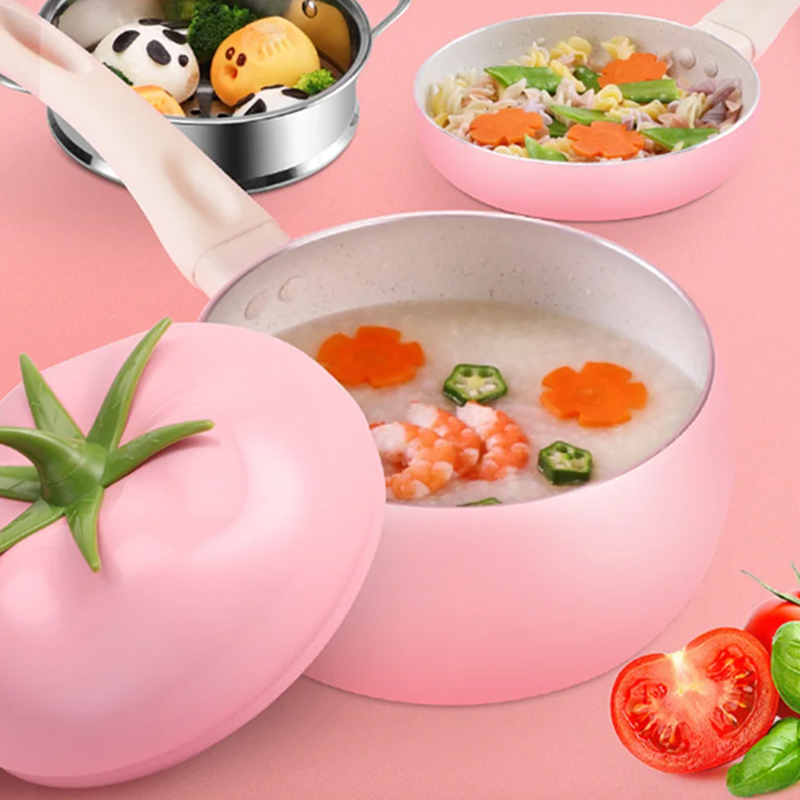 กระทะอลูมิเนียมทรงมะเขือเทศผลไ - Home Cooking Supplies บทวิจารณ์และราคา