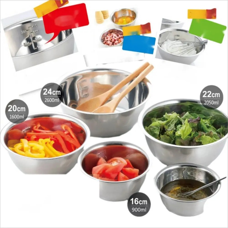 ชามผสมอาหารแบบพกพาชามสแตนเลสสำ - Home Cooking Services บทวิจารณ์และราคา