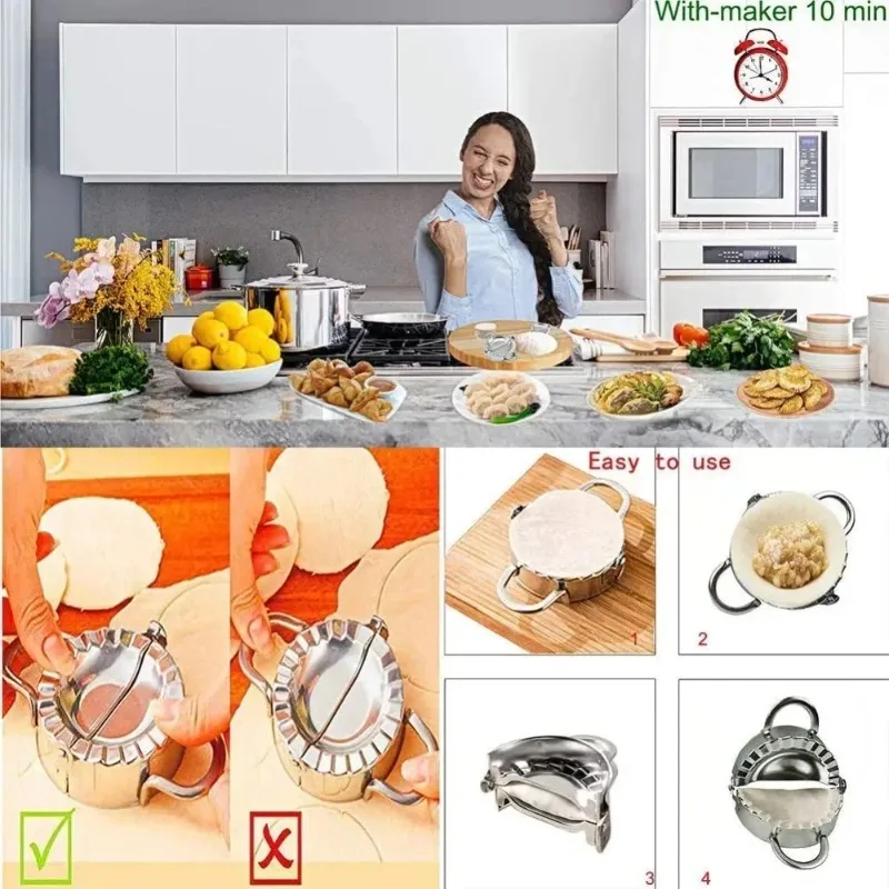 แม่พิมพ์กดเกี๊ยวสแตนเลส, เครื่ - Gyoza Dumpling Maker บทวิจารณ์และราคา