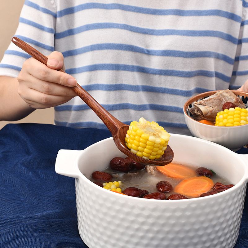 ช้อนไม้ด้ามยาวสำหรับราเมน อุปก - Home Cooking Services บทวิจารณ์และราคา