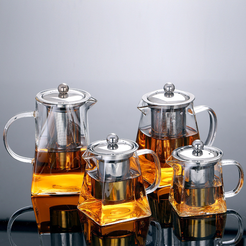 ชุดกาน้ำชาแก้วพร้อมที่กรองชา ก - Home Cooking Appliances บทวิจารณ์และราคา