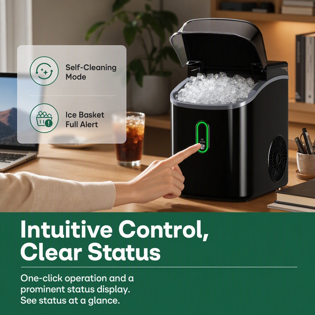 เครื่องทำน้ำแข็งแบบนักเก็ตสำหร - Home Cooking Appliances บทวิจารณ์และราคา
