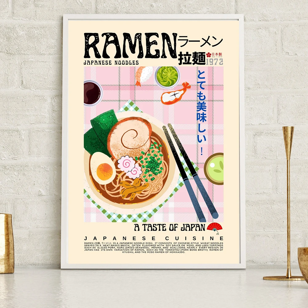 ภาพพิมพ์ศิลปะครัวสไตล์เอเชีย ญ - Home Cooking Japanese Food บทวิจารณ์และราคา