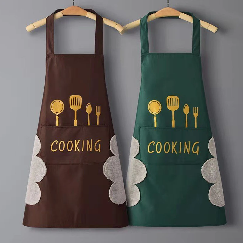 ผ้ากันเปื้อนกันน้ำ กันน้ำมัน เ - Home Cooking Work บทวิจารณ์และราคา