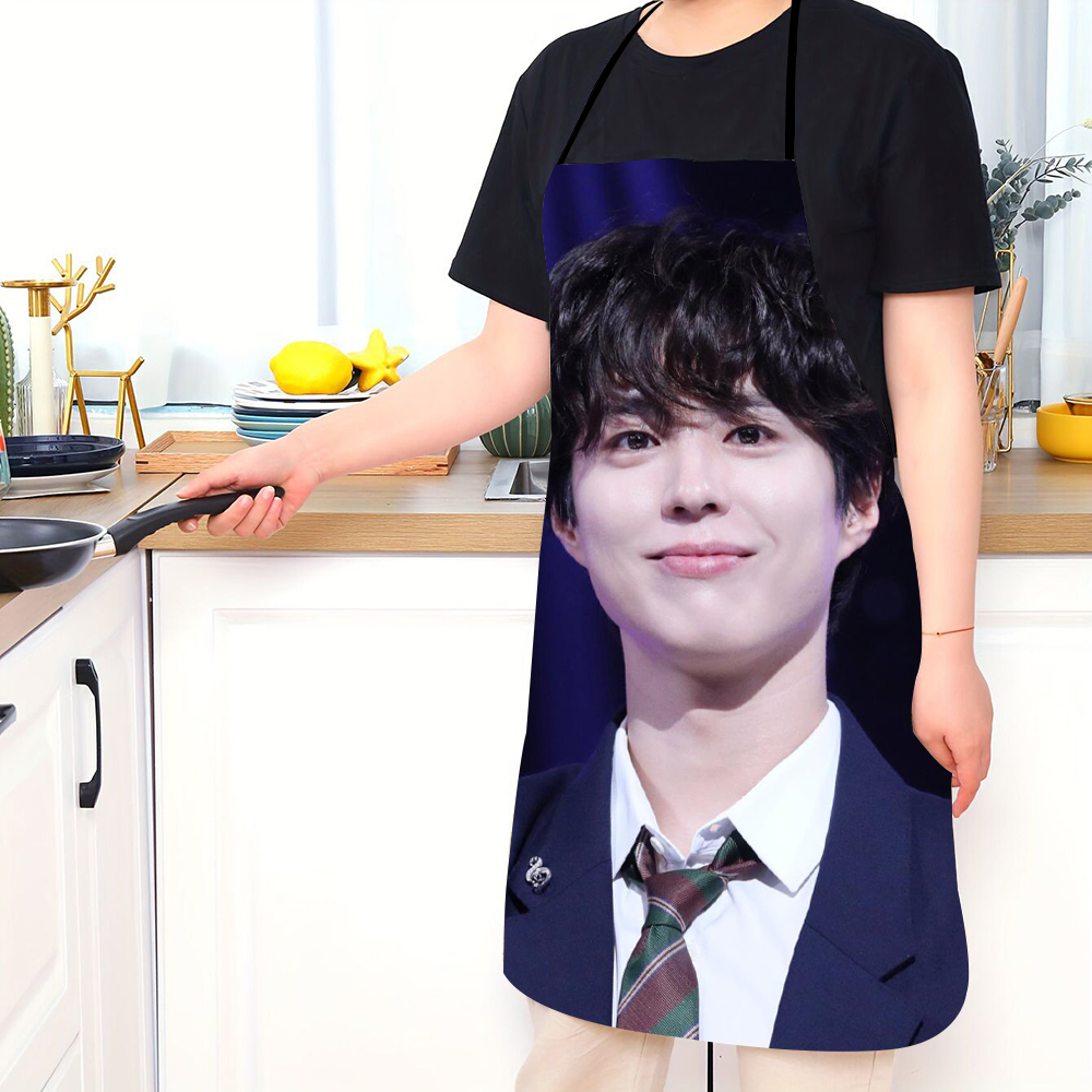 ผ้ากันเปื้อน Park Bo Gum สําหร - Home Cooking Work บทวิจารณ์และราคา