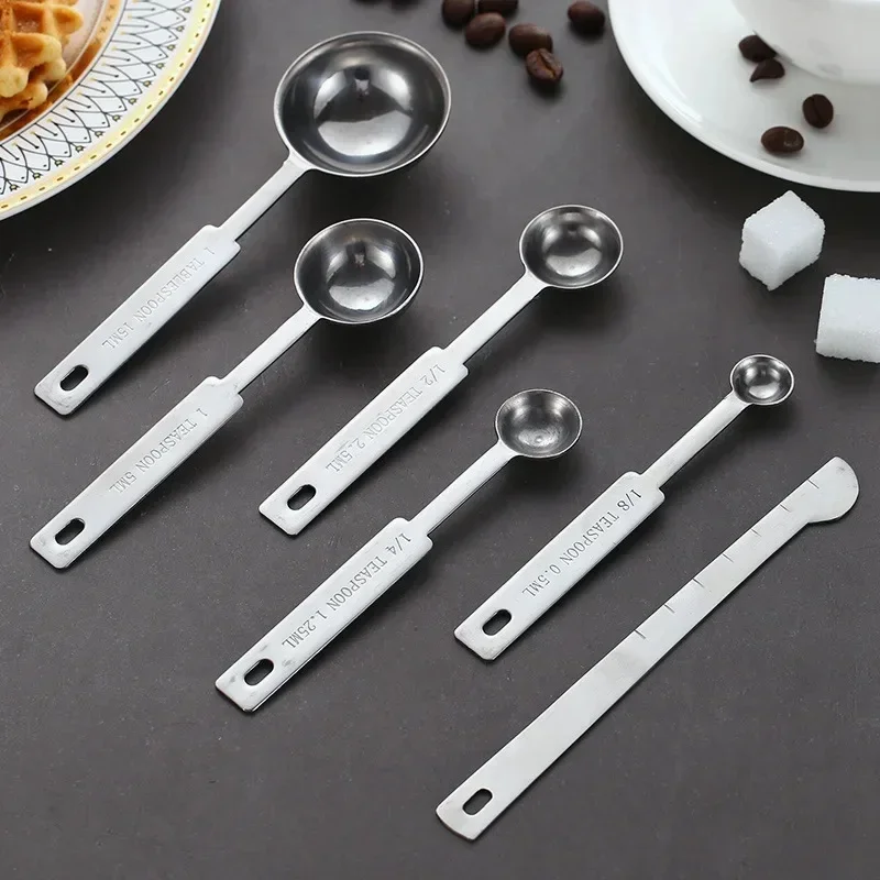 ชุดช้อนตวงสแตนเลสแบบซ้อนได้ ถ้ - Home Cooking Supplies บทวิจารณ์และราคา